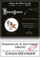Concert "Renaissance" Choeur des Rives du Lac