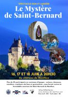 Spectacle son et lumières "Le mystère de Saint Bernard de Menthon"