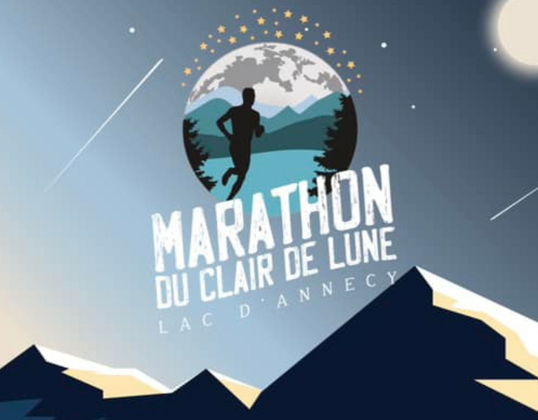 Marathon du Clair de Lune - around Lake Annecy (Moonlit marathon)