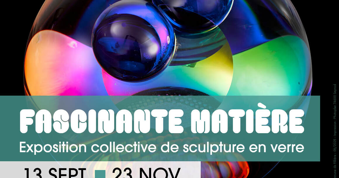 Exposition collective de sculpture en verre : Fascinante matière
