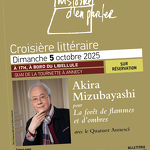 Croisière littéraire avec Akira Mizubayashi_Annecy