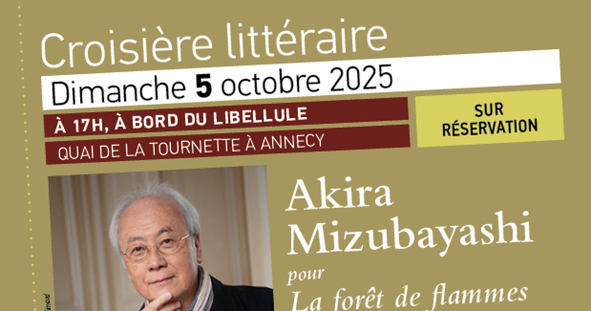 Croisière littéraire avec Akira Mizubayashi