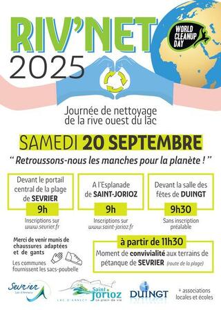 Journée de nettoyage de la rive ouest du lac