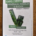 28ème bourse minéralogique avec fossiles et bijoux_Annecy