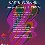 Concert  "Carte blanche aux professeurs du CPMA"_Annecy