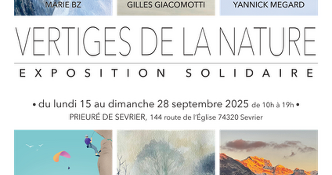 Exposition solidaire Vertiges de la nature