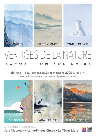 Exposition solidaire Vertiges de la nature