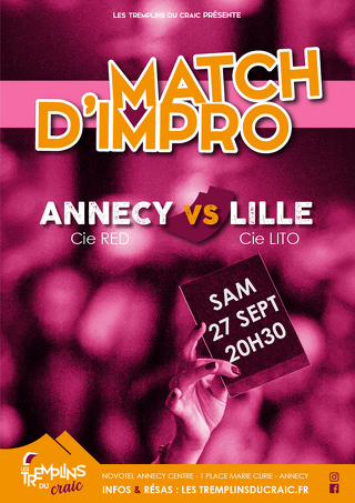 Match d’impro Annecy vs Lille