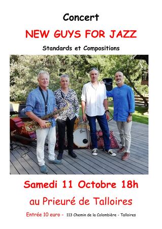 Concert Jazz du quartet New Guys For Jazz