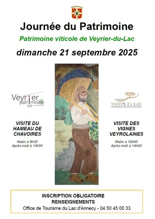 Le patrimoine viticole de Veyrier-du-lac #JEP 2025
