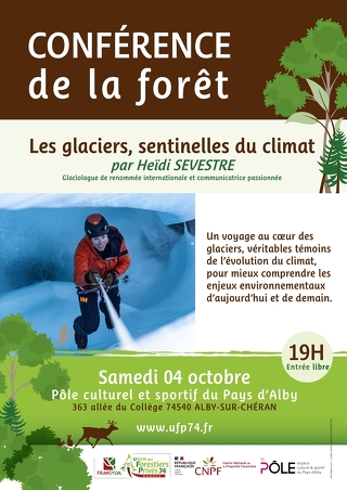 Conférence : « Les glaciers, sentinelles du climat »