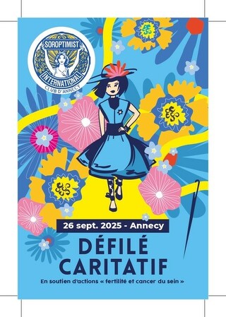 Défilé caritatif dans le cadre d'octobre rose