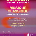 Concert de musique classique "une rentrée romantique"_Talloires-Montmin