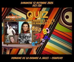Soirée Dîner spectacle - Quiz avec Animafêtes  : spéciale Années Yéyé