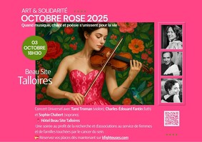 Les voix d'octobre rose - Art &solidarité