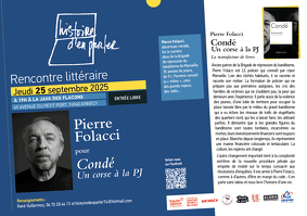 Rencontre littéraire avec Pierre Folacci