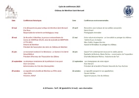 Cycle de conférences