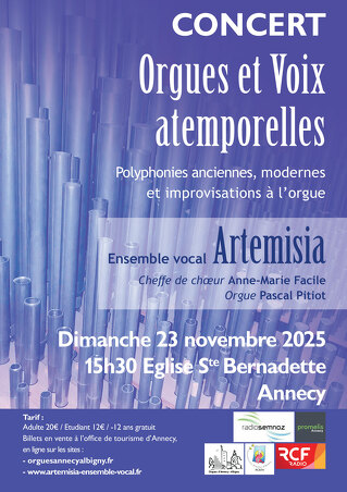 Concert : Orgues et Voix atemporelles