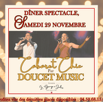 Dîner cabaret chic avec Doucet Music_Chapeiry
