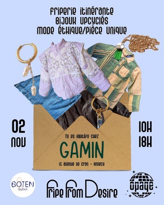 Pop up store - chez Gamin