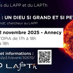 Conférence et visites : « Le Soleil : un dieu si grand et si petit » et visites d’EUTOPIA