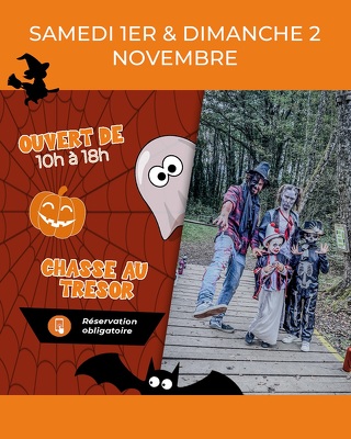 Chasse au trésor d'Halloween au Criq'Parc