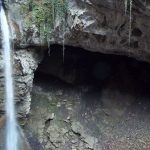 Seythenex cave and waterfall