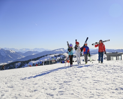 Ski alpin en famille