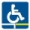 Sibra-Piktogramm für Menschen mit eingeschränkter Mobilität: Niederflurigkeit