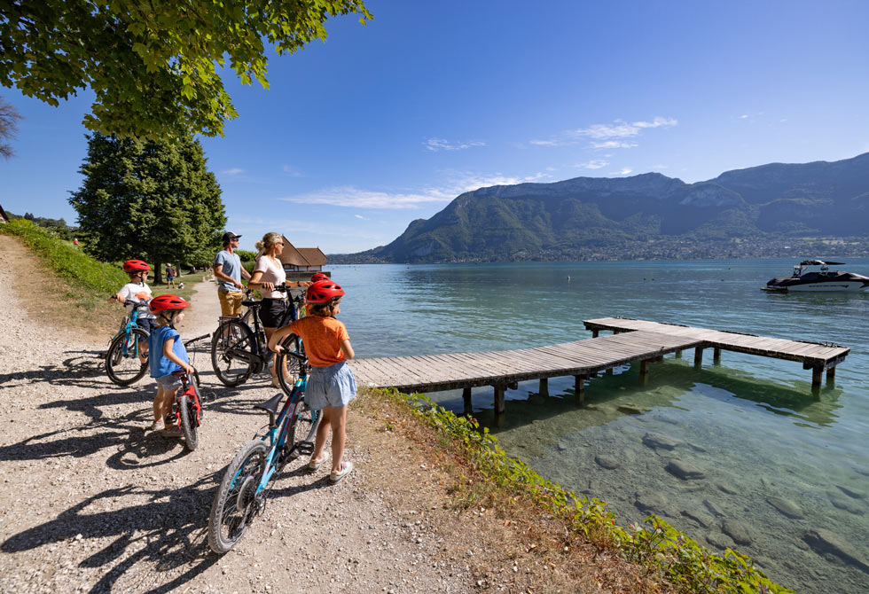 Piste cyclable du lac d'Annecy