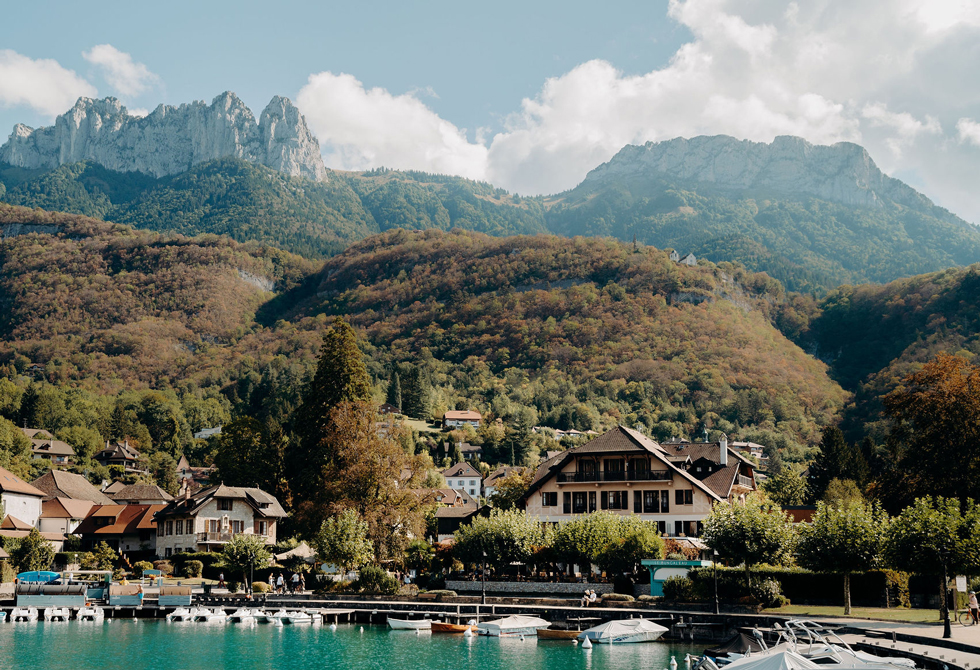 Current view from Talloires Bay