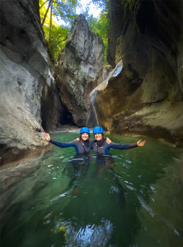 Team canyoning mission